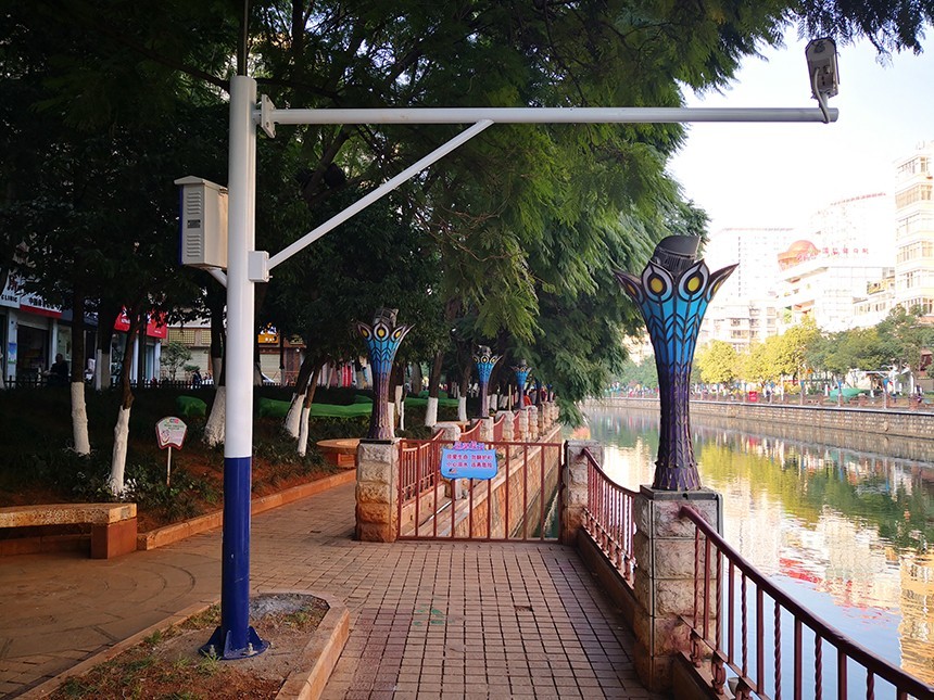 視頻監控桿多粗合適，云南監控桿廠家告訴您