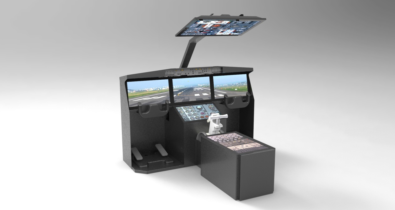 睿濱飛行模擬飛機駕駛艙定制-云茂通訊客戶案例