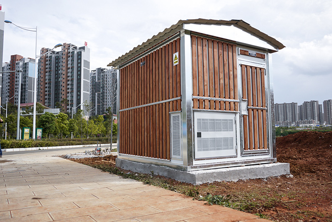 云茂通信生產新型戶外美化機房配套百葉窗防護性好、清洗更容易